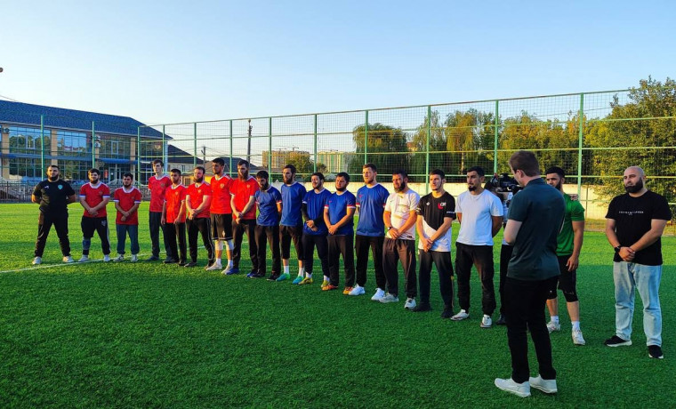 В Чеченской Республике прошёл турнир по футболу среди учителей физкультуры