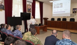 В Управлении Росгвардии по ЧР прошла просветительская лекция, приуроченная к 10-летию ведомства| грозный, чгтрк