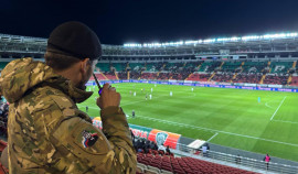 Росгвардия обеспечила безопасность футбольного матча в рамках Кубка России