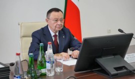 Ирек Файзуллин высоко оценил реализацию программы благоустройства в Чеченской Республике| грозный, чгтрк