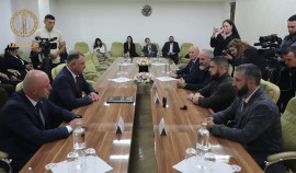 Делегация из ЧР приняла участие в открытии школы искусств им. Ахмата-Хаджи Кадырова в Южной Осетии