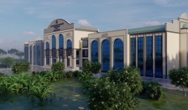 В Грозном проходит реконструкция российского исламского университета| грозный, чгтрк