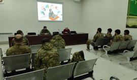 В Мемориальном комплексе Славы им. А.А. Кадырова прошла лекция для сотрудников Росгвардии