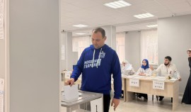 Активисты «Молодой Гвардии» и «Волонтерской Роты Боевого Братства» проголосовали на выборах в ЧР