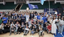 Команда «Динамо» Грозный впервые завоевала бронзовые медали баскетбольной Суперлиги