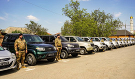  В отделе вневедомственной охраны по городу Грозный прошел смотр служебного автотранспорта 