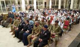Росгвардейцы приняли участие в уроке боевой славы в Грозном