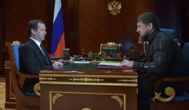 Рамзан Кадыров поблагодарил Дмитрия Медведева за высокую оценку подготовки добровольцев