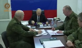 Владимир Путин посетил российских ВС в Херсонской области