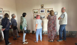 Туристы, проезжавшие через Шелковской район, посетили Лермонтовский музей в посёлке Паробоч