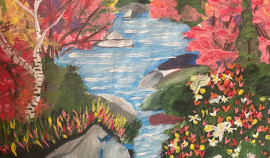 В Аллероевской школе прошел школьный этап конкурса «Разноцветные капли» — 2025