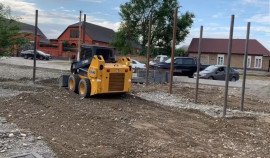 В Серноводском районе строится современная воркаут-площадка в рамках нацпроекта