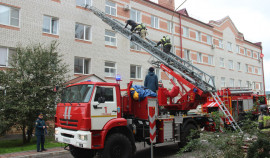 В Грозном прошло совместное пожарно-тактическое учение Росгвардии и МЧС