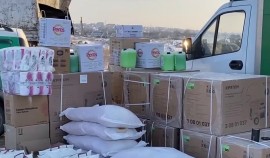 Военнослужащие «Ахмат-Юг» получили очередную партию гуманитарной помощи от РОФ им. А.-Х. Кадырова