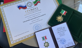 Видеооператор ЧГТРК «Грозный» Магомед Закаров удостоен звания «Герой Чеченской Республики. Къонах»