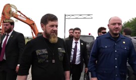 Рамзан Кадыров проинспектировал ход капитального ремонта участка федеральной трассы Р-217 «Кавказ»