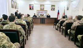 В Чеченской Республике военнослужащие Росгвардии провели встречи с подрастающим поколением