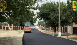 В станице Дубовская осуществляется благоустройство подъезда к школе