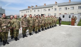 Память о героически погибшем военнослужащем увековечена  в отдельном батальоне Росгвардии в Грозном