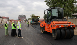 На улице Айдамирова в Грозном ведутся активные работы по нацпроекту «Инфраструктура для жизни»