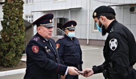 В Чеченской Республике наградили отличившихся сотрудников вневедомственной охраны Росгвардии