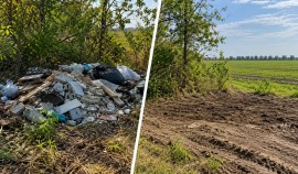 В Наурском районе ликвидировали свалку строительных и бытовых отходов| грозный, чгтрк