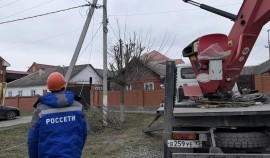 В посёлке Алды построили воздушно-кабельную линию электропередачи
