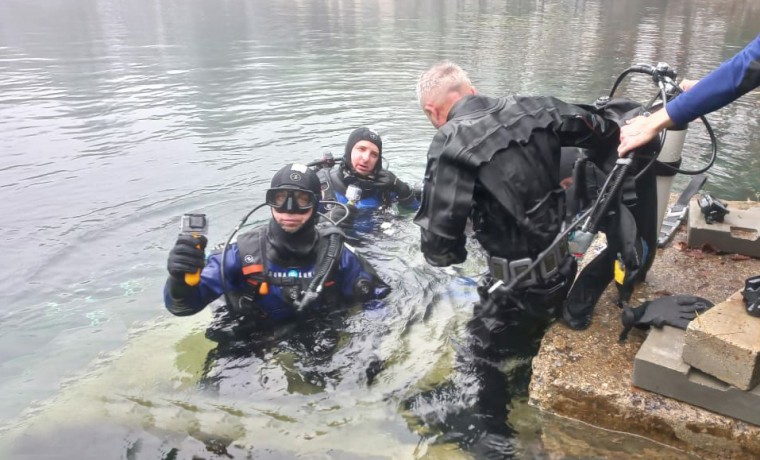 Спасатели-водолазы из ЧР провели подводные тренировки на Голубом озере