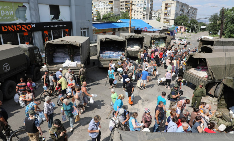 Для жителей Лисичанска регулярно будут поставляться продукты питания и медикаменты