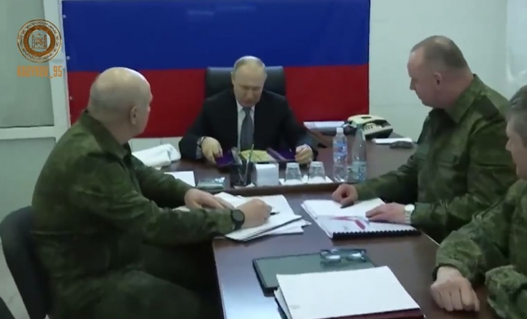 Владимир Путин посетил российских ВС в Херсонской области