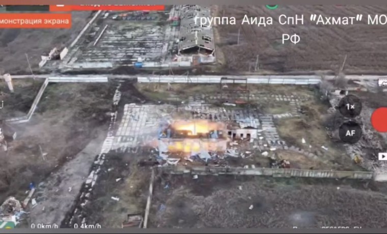 Дроны отряда «Аида» спецназа «Ахмат» МО РФ поразили ряд целей в Сумском направлении