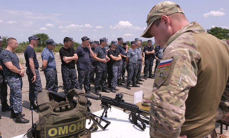 В Чеченской Республике прошли совместные занятия Росгвардии и полиции