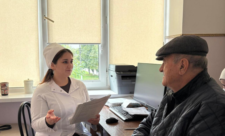 Пациентам Урус-Мартановской ЦРБ рассказали о важности здорового питания