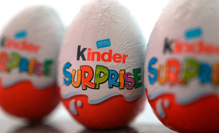 Роспотребнадзор обнаружил сальмонеллу в некоторых товарах Kinder