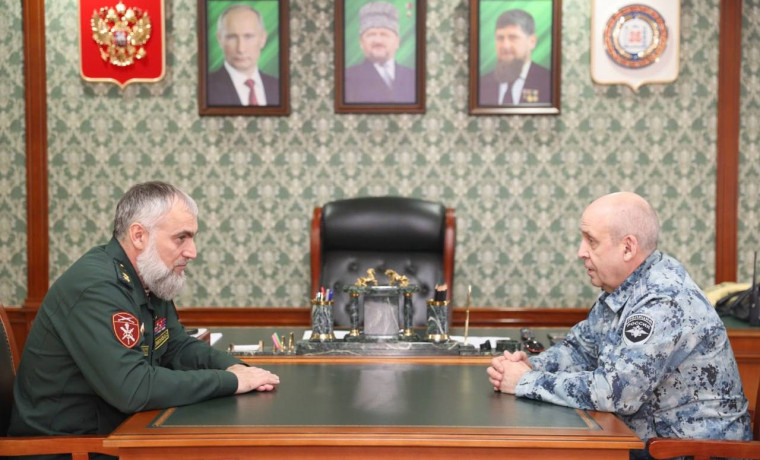 Шарип Делимханов провел рабочую встречу с заместителем начальника ГУ МВД России по СКФО