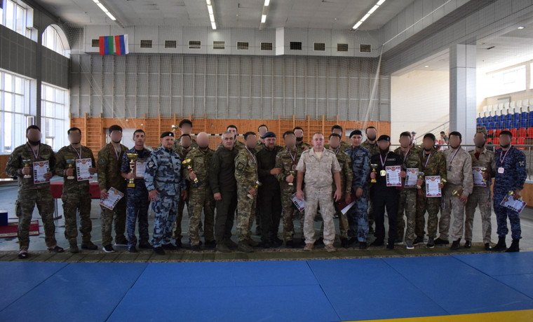 Росгвардейцы из ЧР завоевали пять медалей на чемпионате СК округа по комплексному единоборству